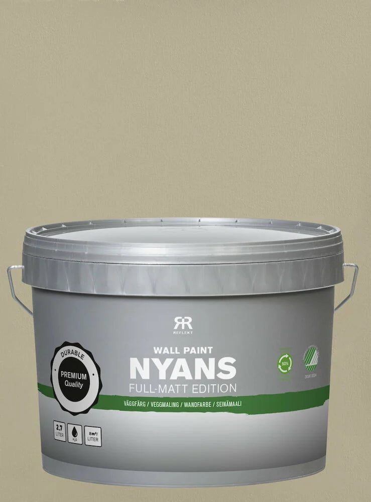 Väggfärg Nyans Full Matt Edition 2,7 liter Perfect Match Närmaste NCS-kod: 3309-Y10R