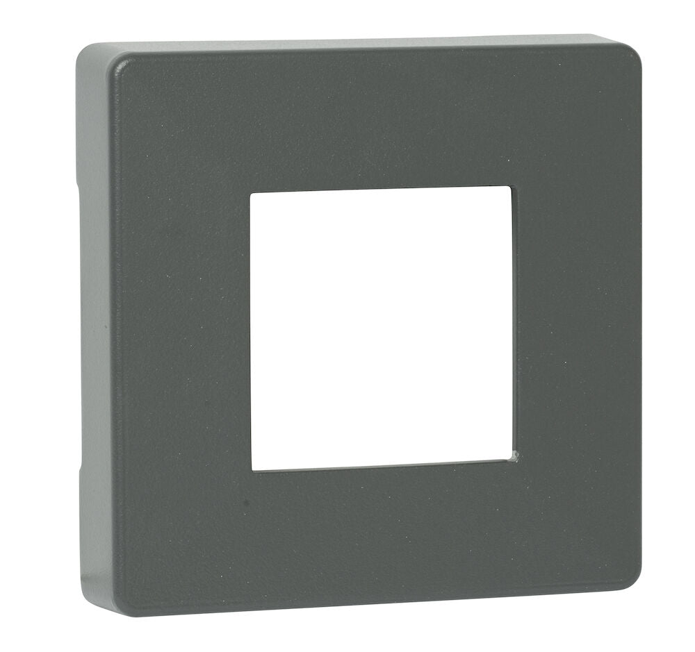 Stolpskydd 10,8x10,8 cm Grå Aluminium