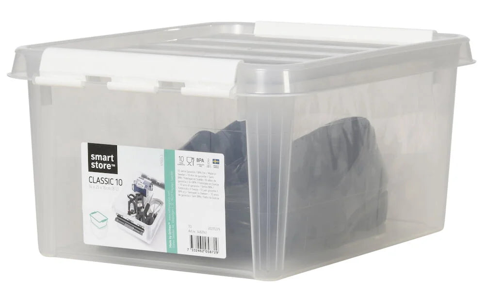 Förvaringslåda med lock Smartstore 34x25x16 cm, 8 l Classic 10