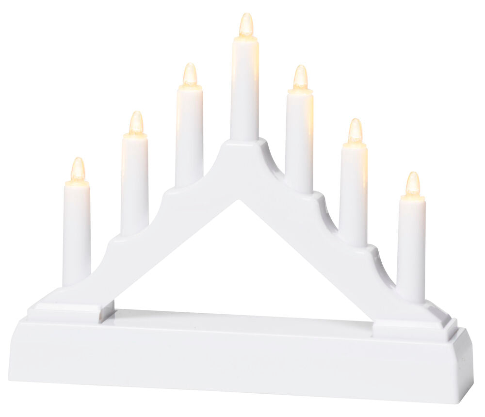Adventsljusstake Avesta 7 lampor Batteridriven med timer