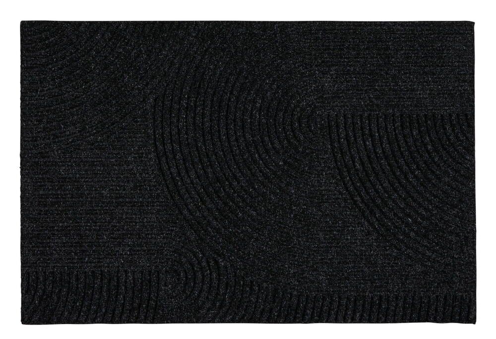 Dörrmatta Edda 60x90 cm Mörkgrå 97 % polyetylentereftalat (PET) / 21 % polypropen