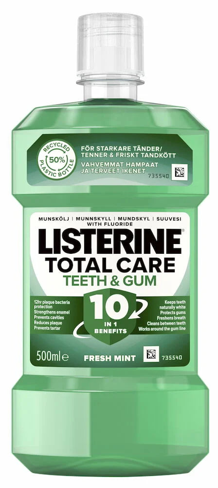 Munskölj Listerine 500 ml Teeth & Gum Defence