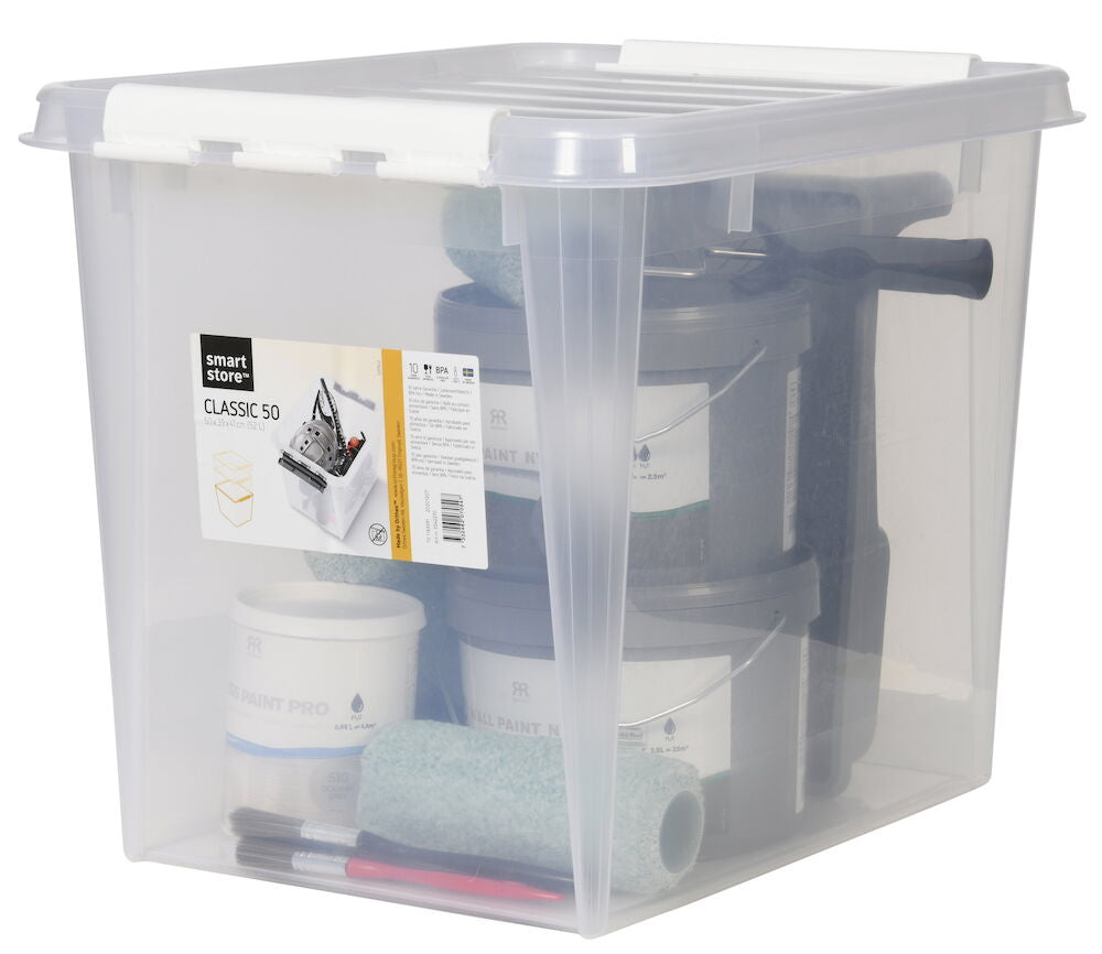 Förvaringslåda med lock Smartstore 50x39x41 cm, 52 liter Classic 50