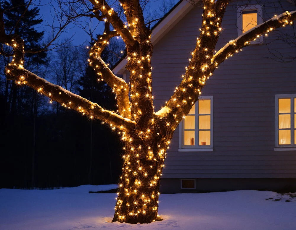 Ljusslinga Outdoor LED Light System 25 m, 250 LED Varmvit
