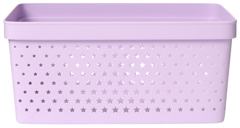 Förvaringskorg Star 35,8x27,1x16 cm 13 liter Lila Plast