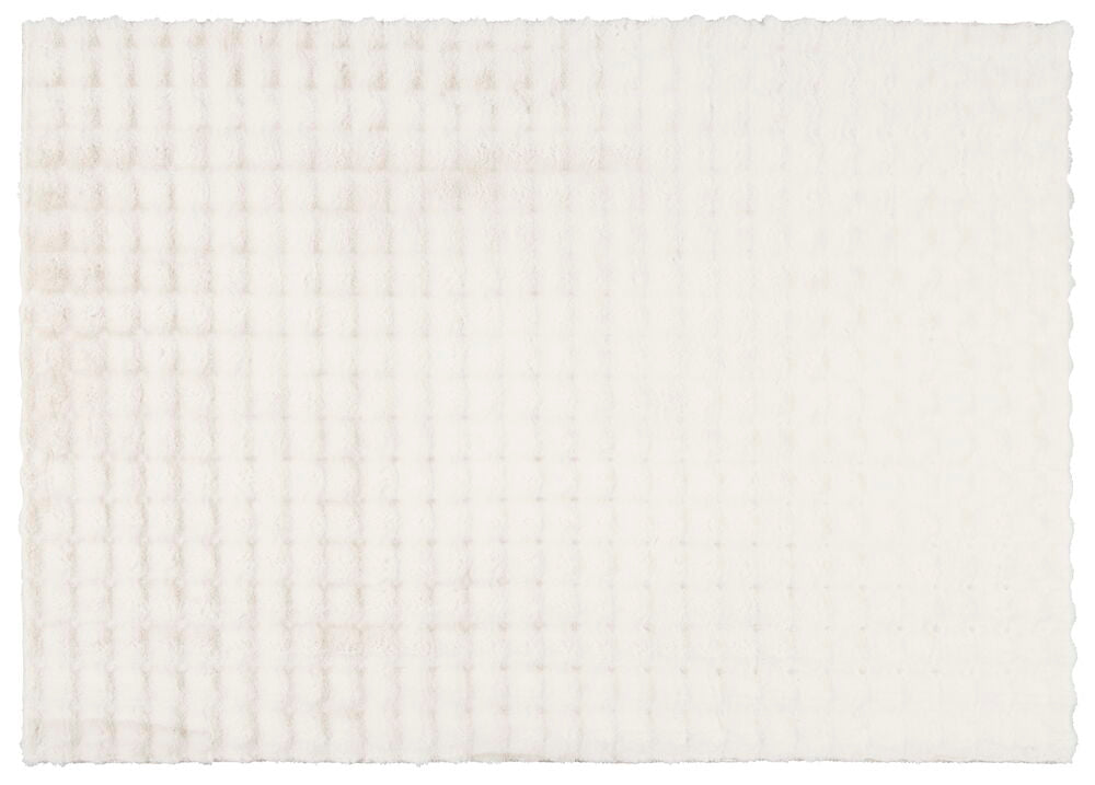 Matta Konstpäls Paula 160x230 cm Ljusbeige Polyester