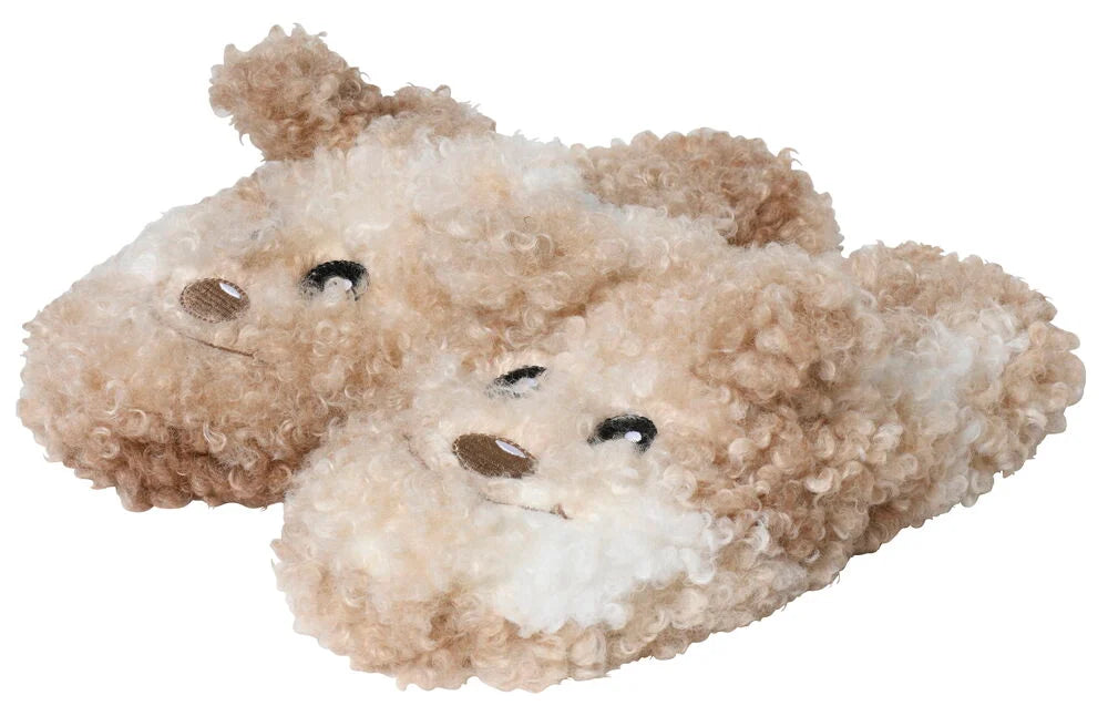 Tofflor Teddy Beige Polyester