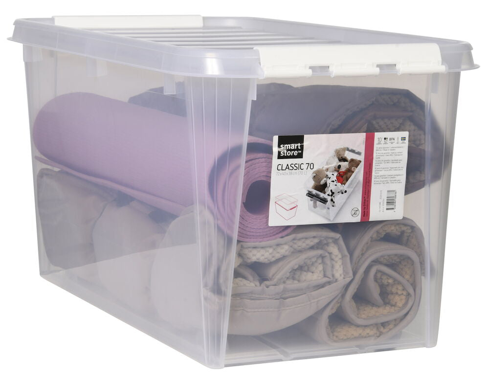 Förvaringslåda med lock Smartstore 72x40x38 cm, 70 liter Classic 70