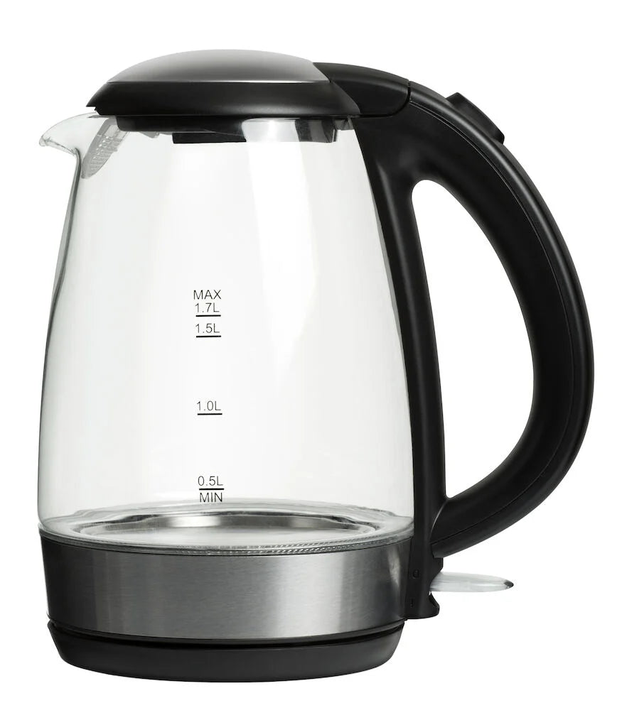 Vattenkokare 2000 W 1,7 liter Glas EKG19