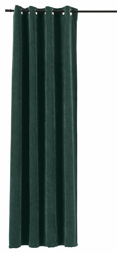 Gardinlängd Vintage 135x220 cm 1 -pack Petrol Polyestersammet
