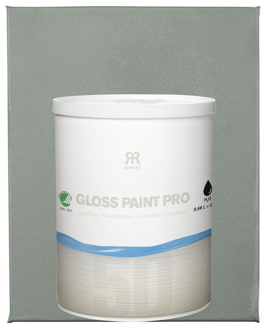 Lackfärg Pro 0,68 liter Eucalyptus green Halvblank S3005-B80G