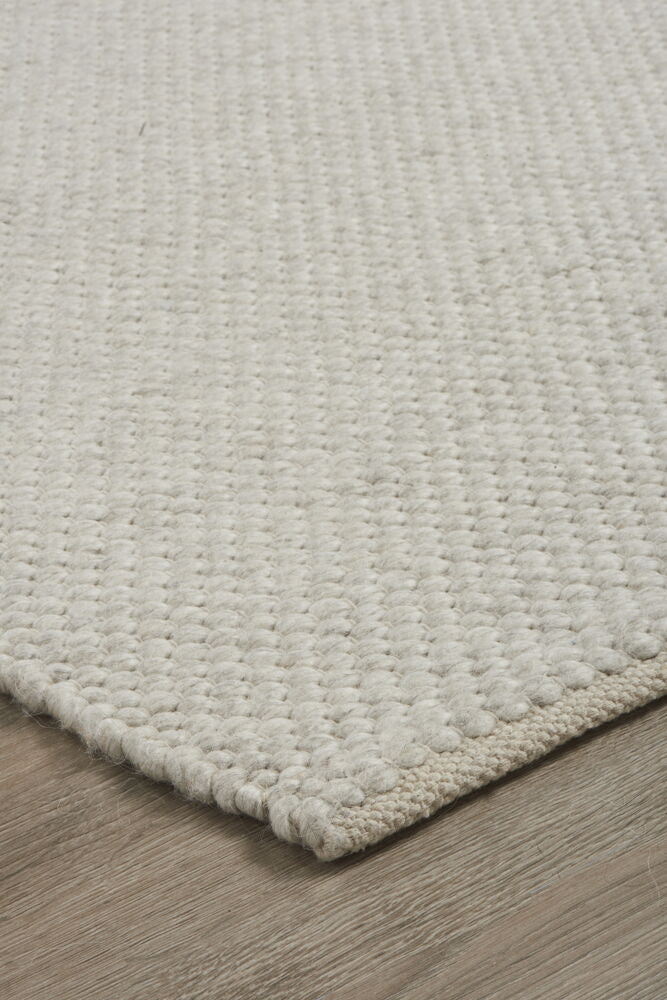 Matta i ullblandning Elsaform Agnes 160x230 cm Natur 70% ull / 30% polyester