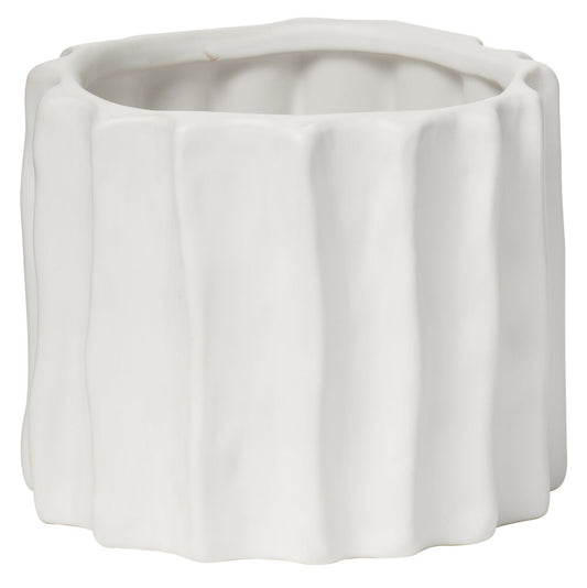 Kruka Ellie 15 cm Vit Stengods