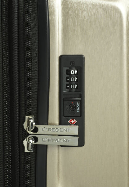 Resväska Medium Regent Premium 68,5x46x27,5 cm 3,8 kg 61-74 l Champagne ABS/PC TSA-lås