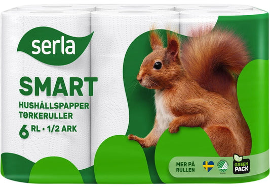 Hushållspapper Serla 6 -pack
