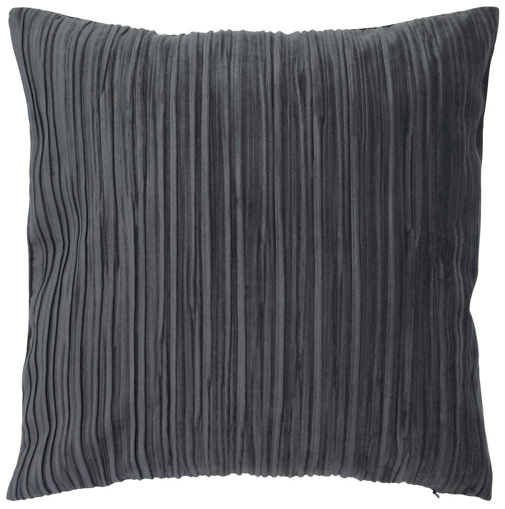 Kuddfodral Demi Granitgrå Polyestersammet Passar innerkudde 50x50 cm
