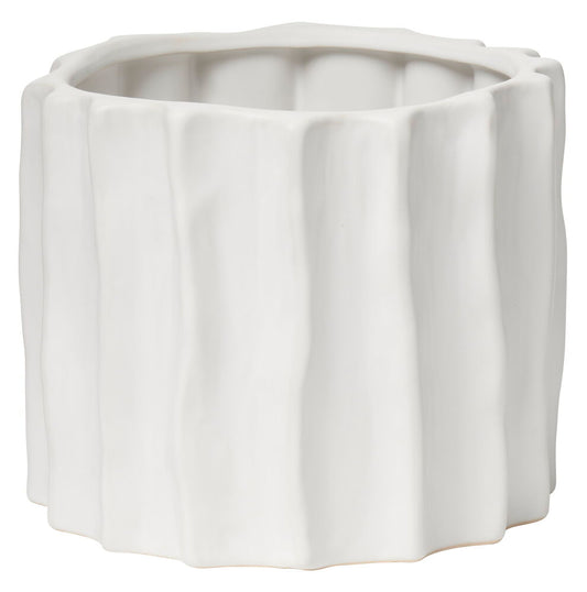 Kruka Ellie 20 cm Vit Stengods