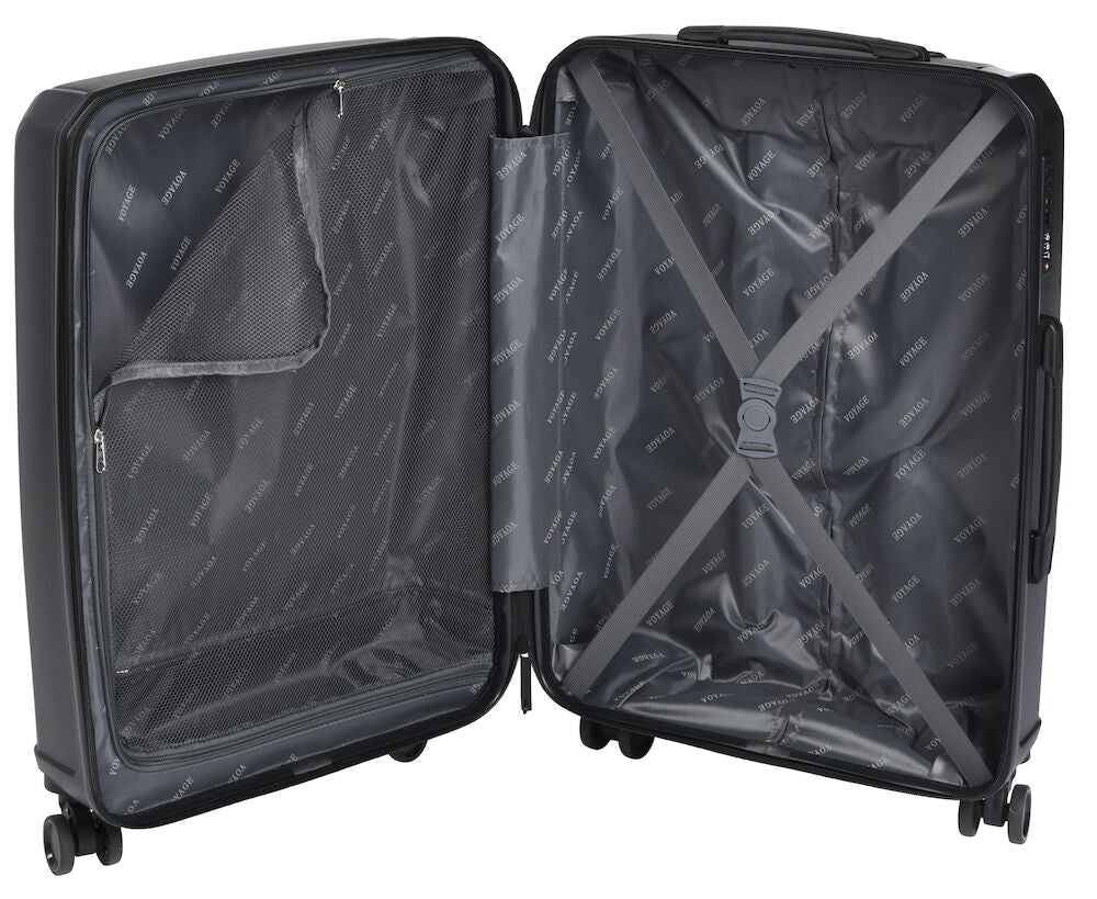 Resväska Medium Voyage 67x45,5x27 cm 3,3 kg Svart TSA-lås