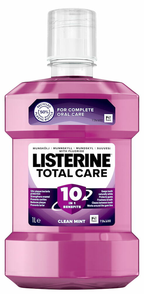 Munskölj Listerine 1000 ml Total Care
