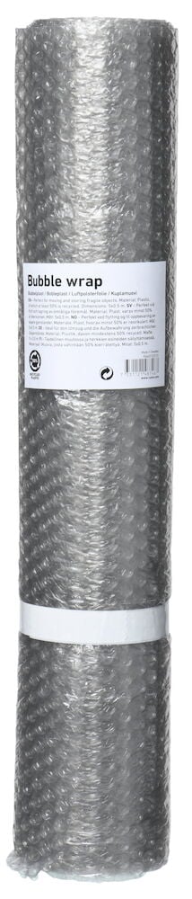 Bubbelplast 5x0,5 m Återvunnen plast