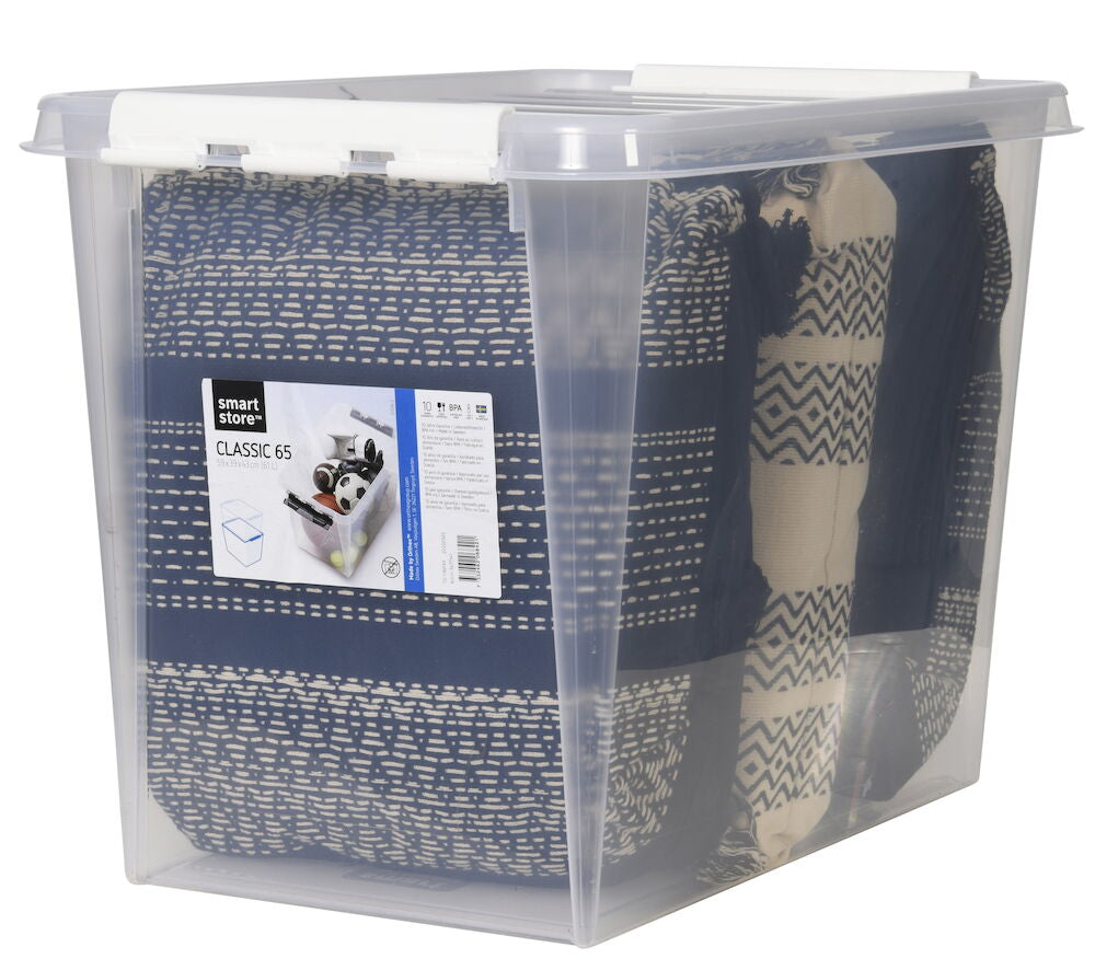 Förvaringslåda med lock Smartstore 59x39x43 cm, 61 liter Classic 65