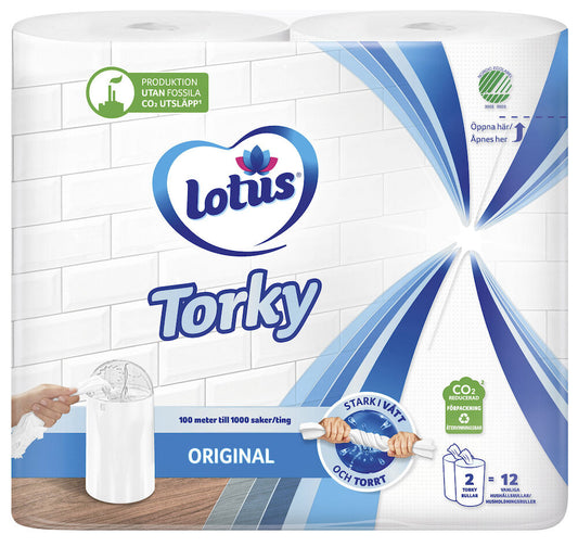 Torkpapper Lotus Torky 2 -pack