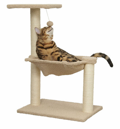 Klösträd med korg 48,5x37,5x73,5 cm Off-white Sisal