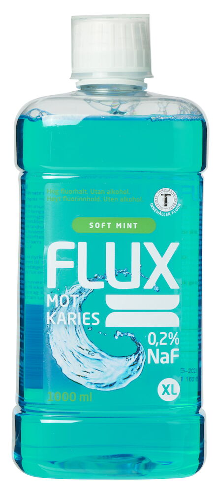 Munskölj Flux 1000 ml Soft mint