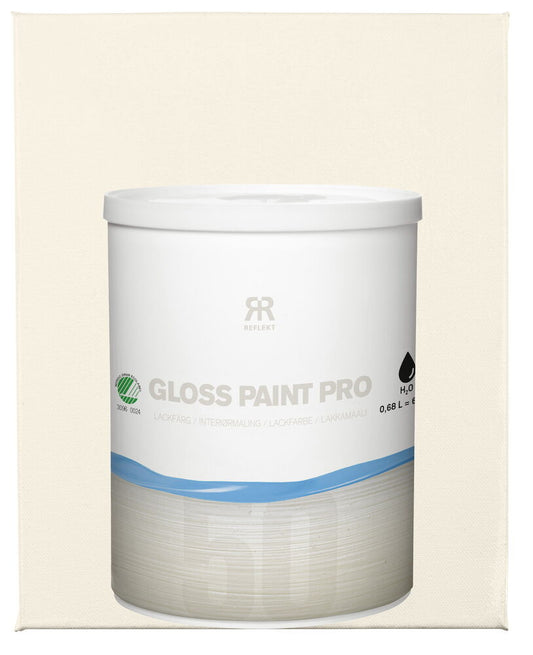 Lackfärg Pro 0,68 liter Antique white Halvblank S0502-Y