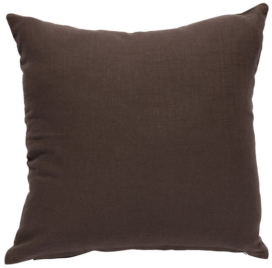 Kuddfodral Elsaform Mörkbrun Bomull Passar 50x50 cm