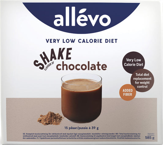 Shake Allevo 15 -pack Very Low Calorie Diet Chocolate