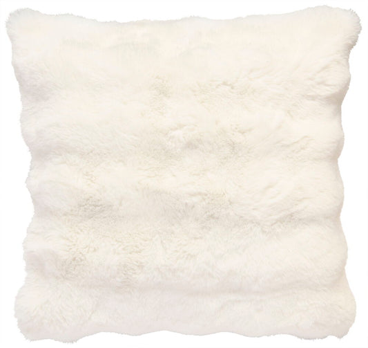Kuddfodral Fluff Off-white Polyester Passar innerkudde 50x50 cm