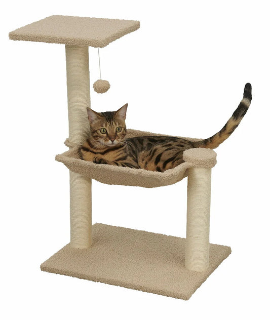 Klösträd med korg 48,5x37,5x73,5 cm Off-white Sisal
