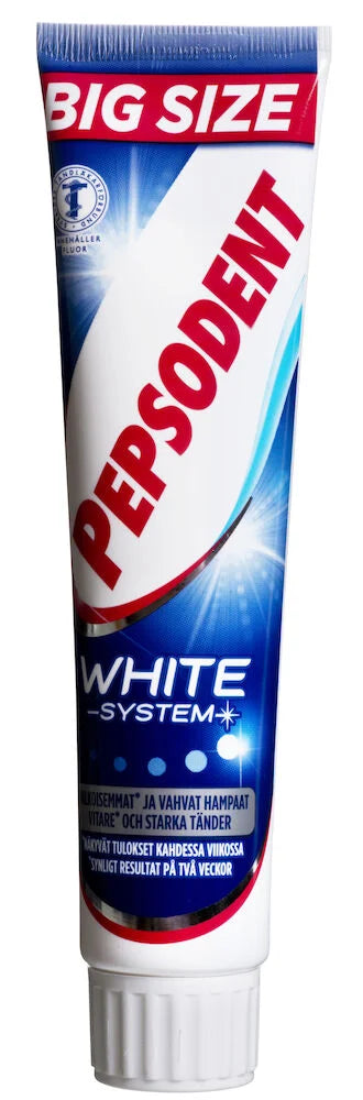 Tandkräm Pepsodent 125 ml White System