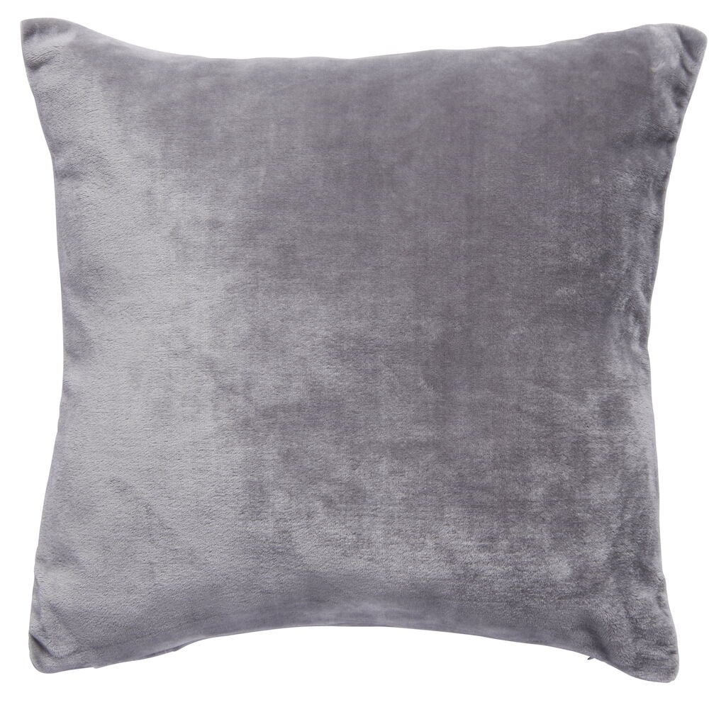 Kuddfodral Fia Ljusgrå Polyester Passar 50x50 cm