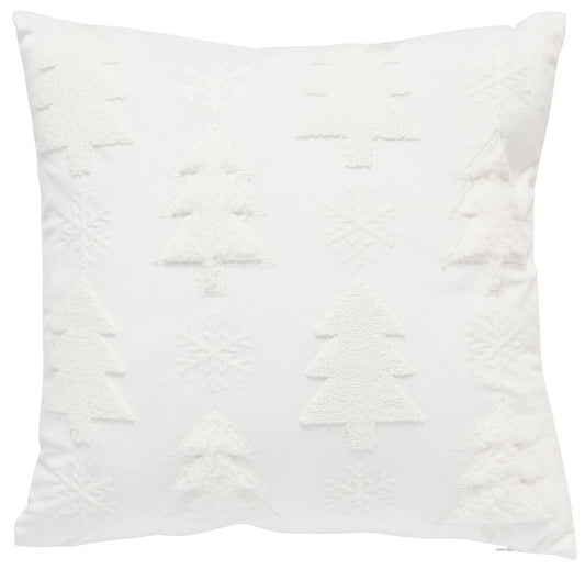 Prydnadskudde Tree 43x43 cm Vit Polyester