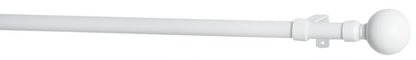 Gardinstångset Rut 180–350 cm Vit Stål