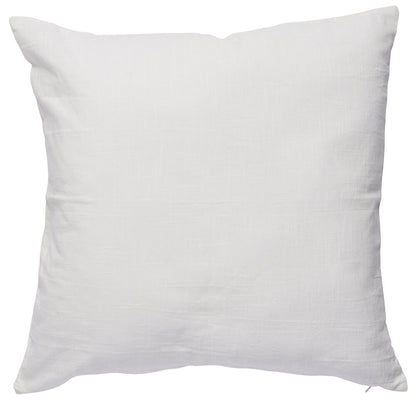Kuddfodral Elsaform Vit Bomull Passar 50x50 cm