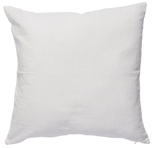 Kuddfodral Elsaform Vit Bomull Passar 50x50 cm