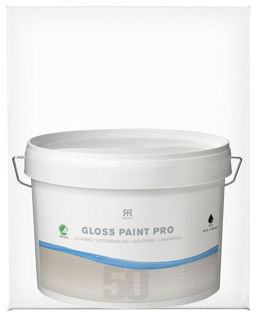 Lackfärg Pro 2,3 liter White Halvblank S0300-N