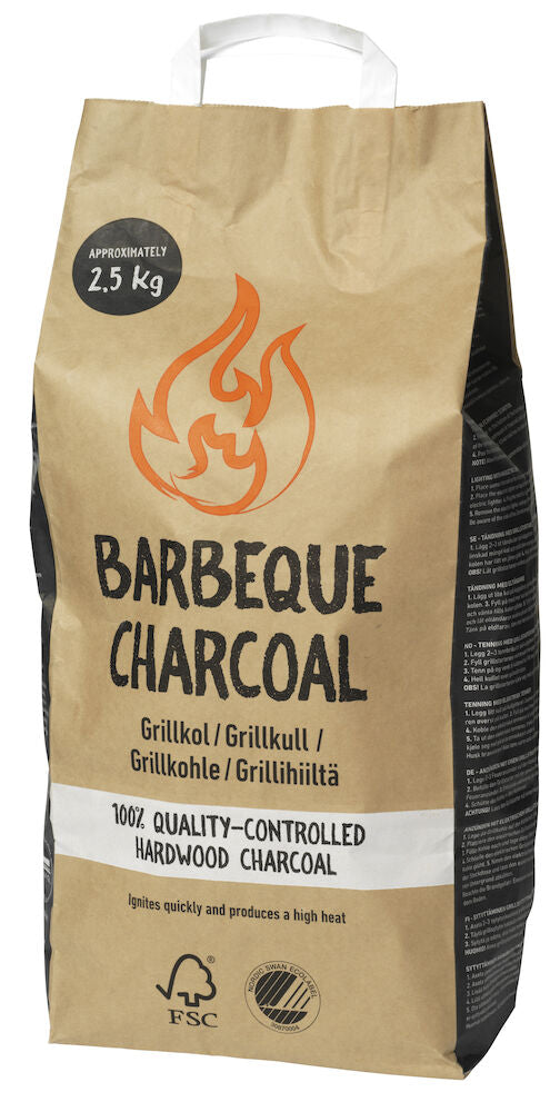 Grillkol 2,5 kg Lövträ