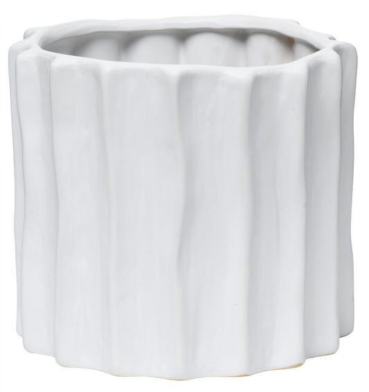 Kruka Ellie 24 cm Vit Stengods