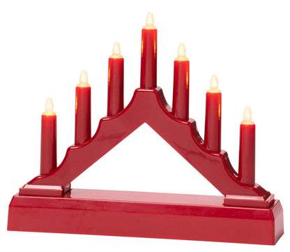 Adventsljusstake Avesta 7 lampor Batteridriven med timer