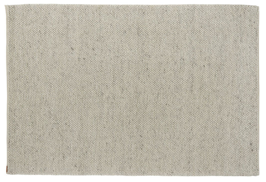 Matta i ullblandning Elsaform Annie 300x400 cm Ljusgrå 65% ull / 35% polyester