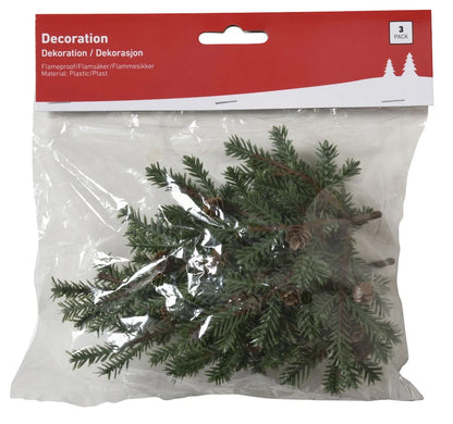 Dekorationskvistar 3 -pack