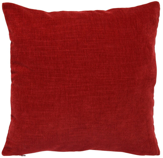 Kuddfodral Vintage Röd Polyester Passar innerkudde 50x50 cm