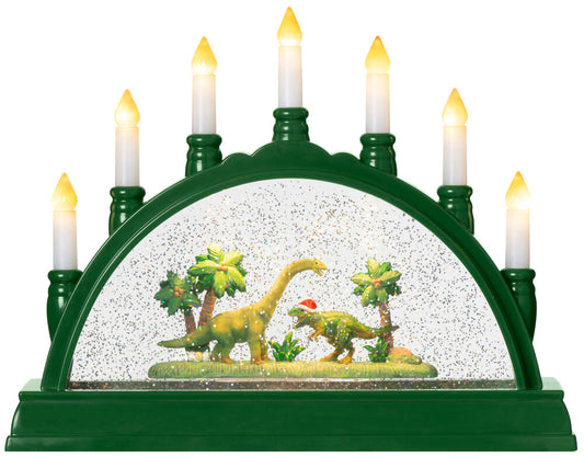 Adventsljusstake Vattnäs 7 lampor Grön