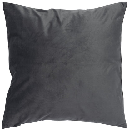 Kuddfodral Demi Granitgrå Polyestersammet Passar innerkudde 50x50 cm