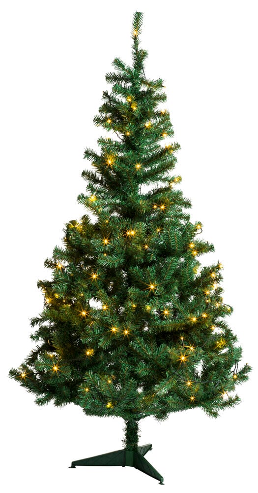 Julgran Cervina 180 cm, 160 LED PVC-plast