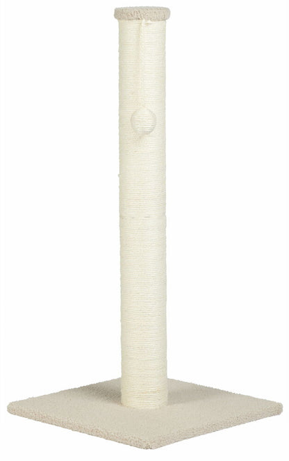 Klöspelare med boll 38,5x38,5x80 cm Off-white Sisal Stor